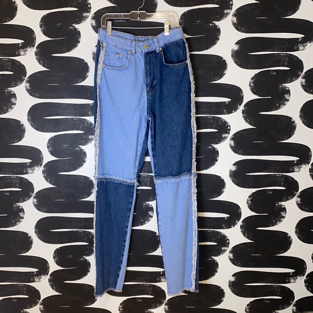Checkered Jeans